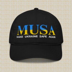 Make Ukraine Safe Again (MUSA) Organic Dad Hat