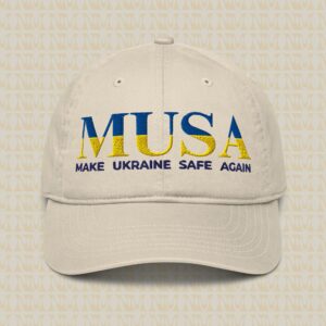 Make Ukraine Safe Again (MUSA) Organic Dad Hat