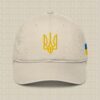 Ukraine Tryzub Embroidered Organic Hero Hat