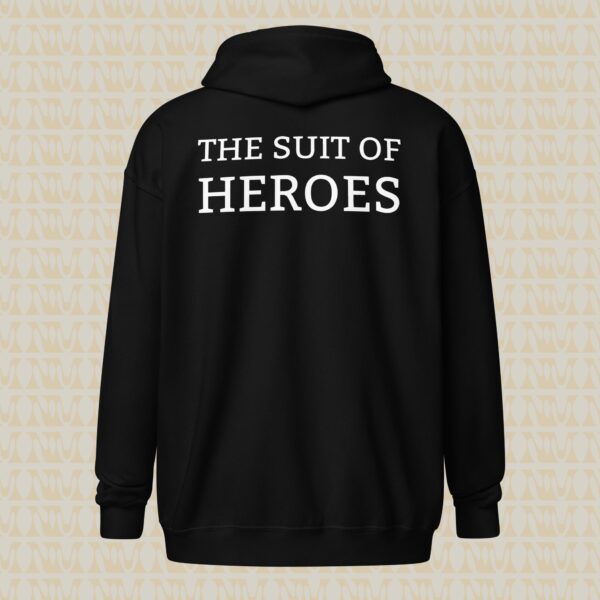 Ukraine Tryzub "Suit of Heroes" Unisex Heavy Blend Zip Hoodie