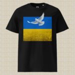 Peace Over Ukraine Unisex Organic Cotton T-Shirt