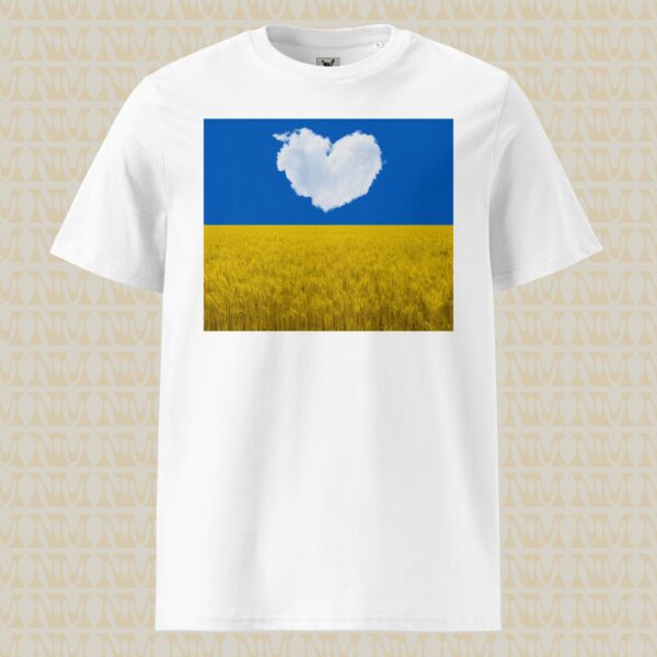 Heart For Ukraine Unisex Organic Cotton T-Shirt