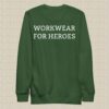 Ukraine Tryzub "Workwear For Heroes" Unisex Premium Sweatshirt