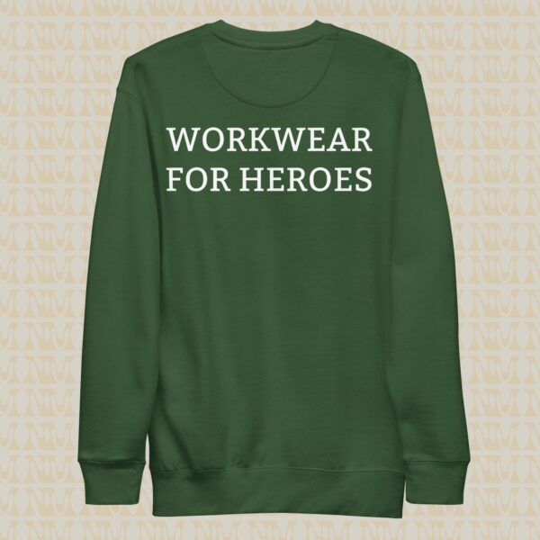 Ukraine Tryzub "Workwear For Heroes" Unisex Premium Sweatshirt
