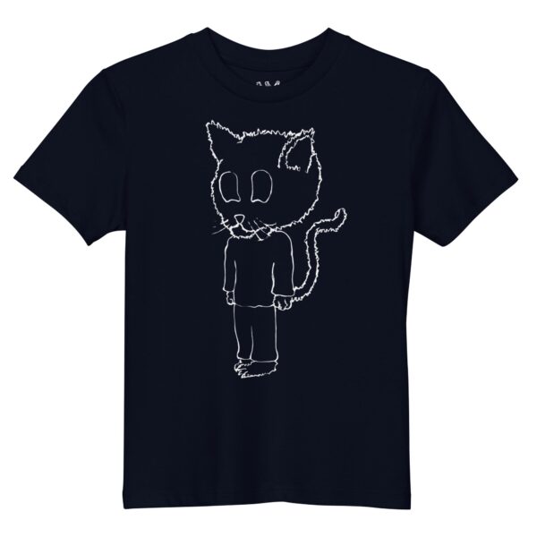 Scarelys Lucky Black Cat Organic Cotton Kids T-Shirt