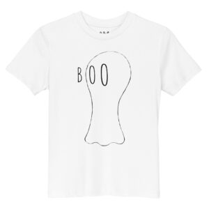 Scarelys Boo Ghost Organic Cotton Kids T-Shirt