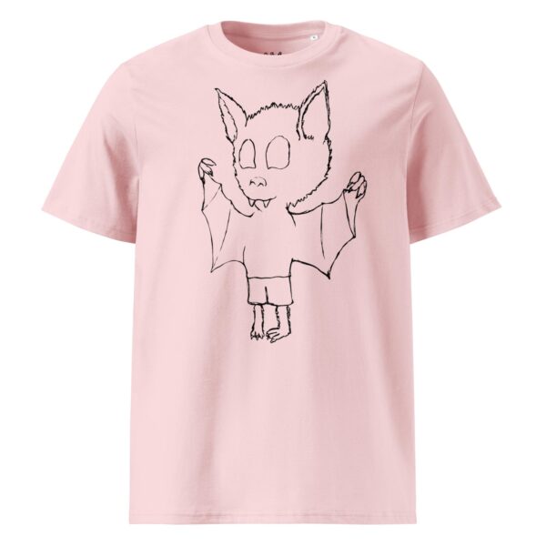 Scarelys Cute Bat Unisex Organic Cotton Halloween T-Shirt