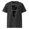 Scarelys Lucky Black Cat Unisex Organic Cotton T-Shirt