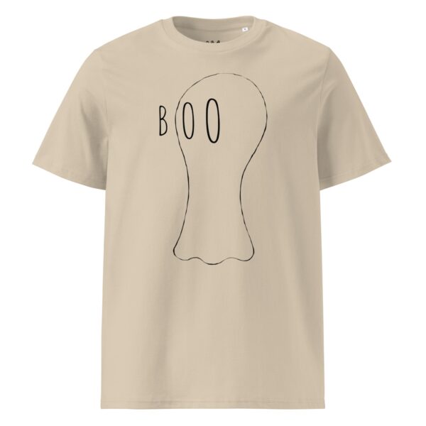 Scarelys Boo Ghost Unisex Organic Cotton Halloween T-Shirt