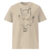 Scarelys Cute Bat Unisex Organic Cotton Halloween T-Shirt