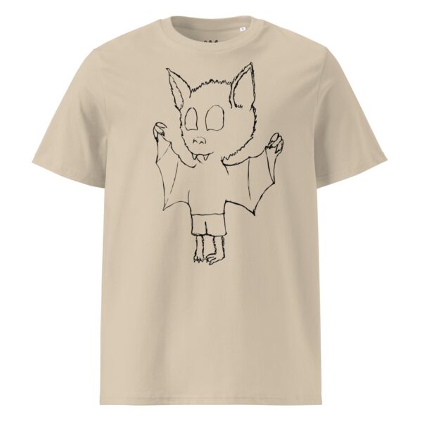 Scarelys Cute Bat Unisex Organic Cotton Halloween T-Shirt