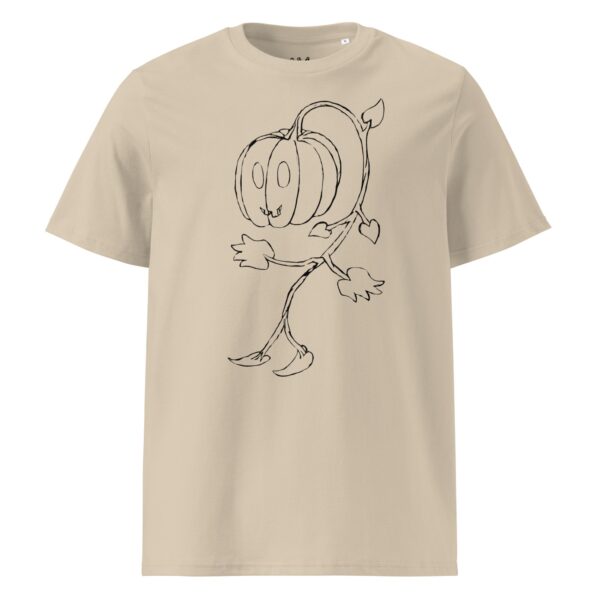 Scarelys Ghost Pumpkin Unisex Organic Cotton T-Shirt