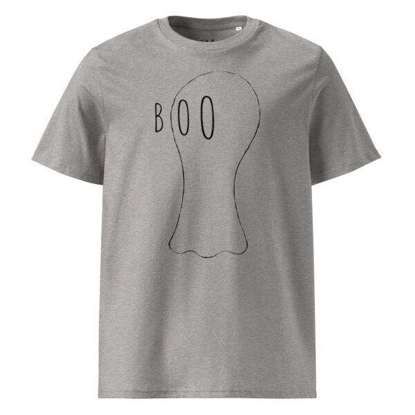 Scarelys Boo Ghost Unisex Organic Cotton Halloween T-Shirt