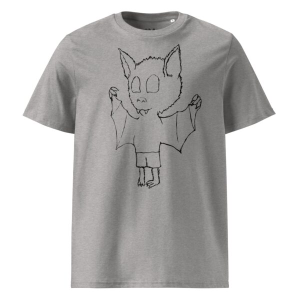 Scarelys Cute Bat Unisex Organic Cotton Halloween T-Shirt