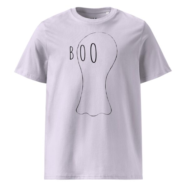Scarelys Boo Ghost Unisex Organic Cotton Halloween T-Shirt
