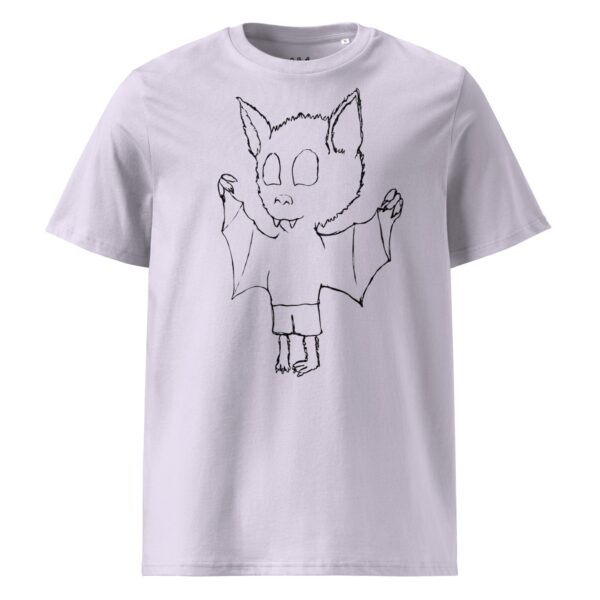 Scarelys Cute Bat Unisex Organic Cotton Halloween T-Shirt