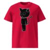 Scarelys Lucky Black Cat Unisex Organic Cotton T-Shirt
