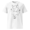Scarelys Cute Bat Unisex Organic Cotton Halloween T-Shirt