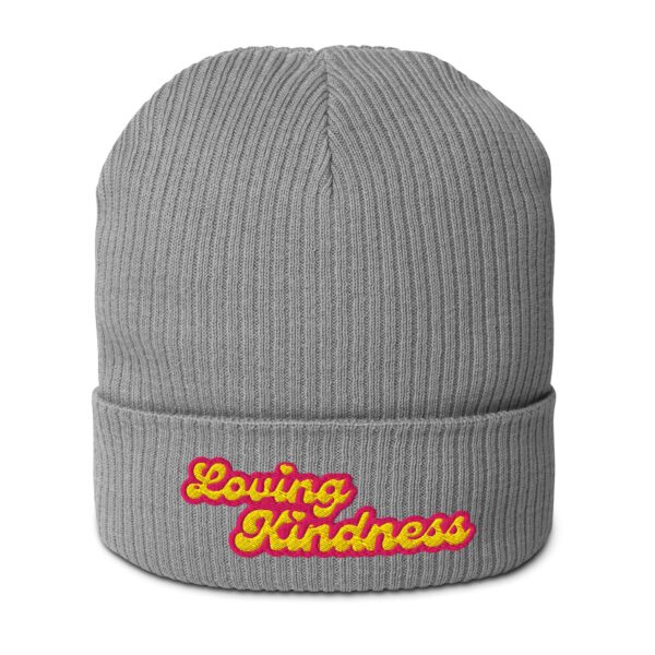Loving Kindness Organic Ribbed Beanie