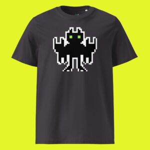 unisex-organic-cotton-creator-2.0-t-shirt-anthracite-front-6ac076a71ce1c.jpg Pixel Bat Unisex Organic Cotton Creator 2.0 T-Shirt